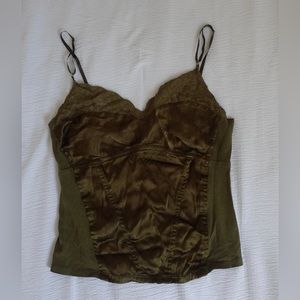 Olive Green Camisole | DKNY